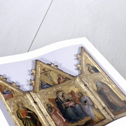 Triptych with Madonna and Child, c.1400 by Andrea di Bartolo