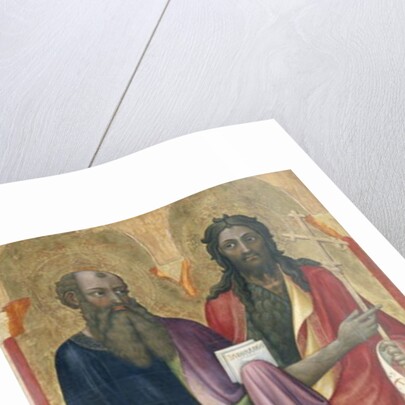 The Apostle Paul and John the Baptist, c.1418-20 by Piero di Alvaro