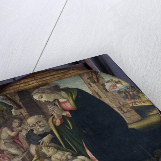 The Adoration of Jesus by Mary and Joseph, c.1480-85 by Sandro Botticelli