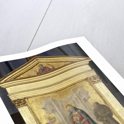 Enthroned Madonna with Child and Saints Gerhard and Katharina, c.1450 by Paolo di Stefano Badaloni Schiavo