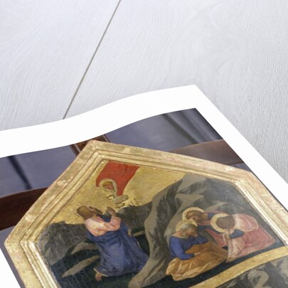 Christ in the Garden of Gethsemane and St. Jerome by Tommaso Masaccio