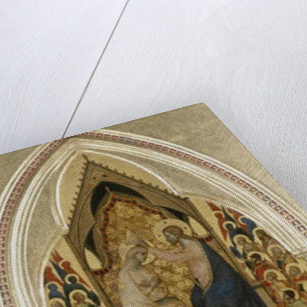 The Coronation of the Virgin with Angels and Saints, c.1340-5 by Bernardo Daddi