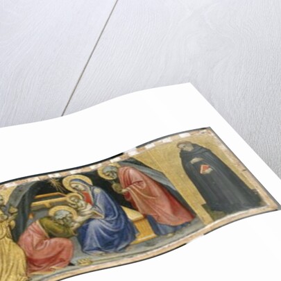 The Adoration of the Magi and two Saints, c.1404 by Taddeo di Bartolo