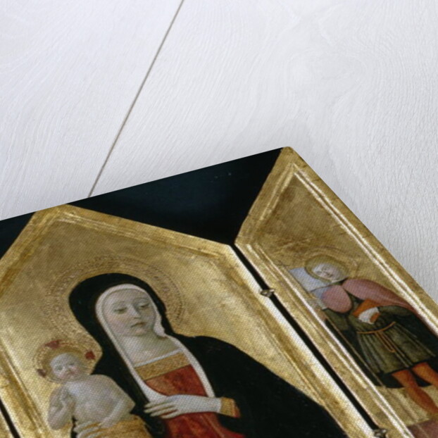 Madonna and Child with two Saints, c.1500 by Gerolamo di Benvenuto