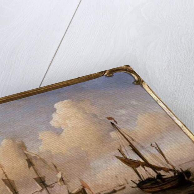 Seascape by Willem van de the Younger Velde