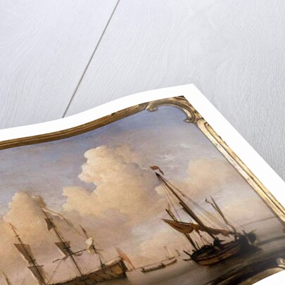 Seascape by Willem van de the Younger Velde