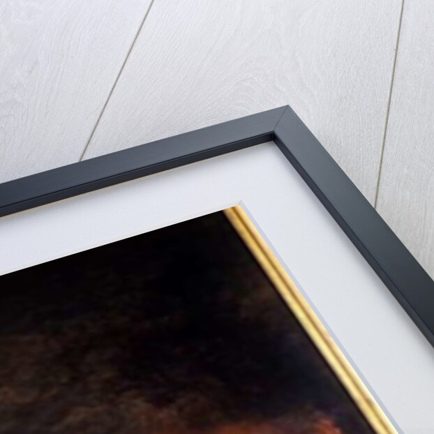 Burning town by the sea by Joos or Josse de The Younger Momper