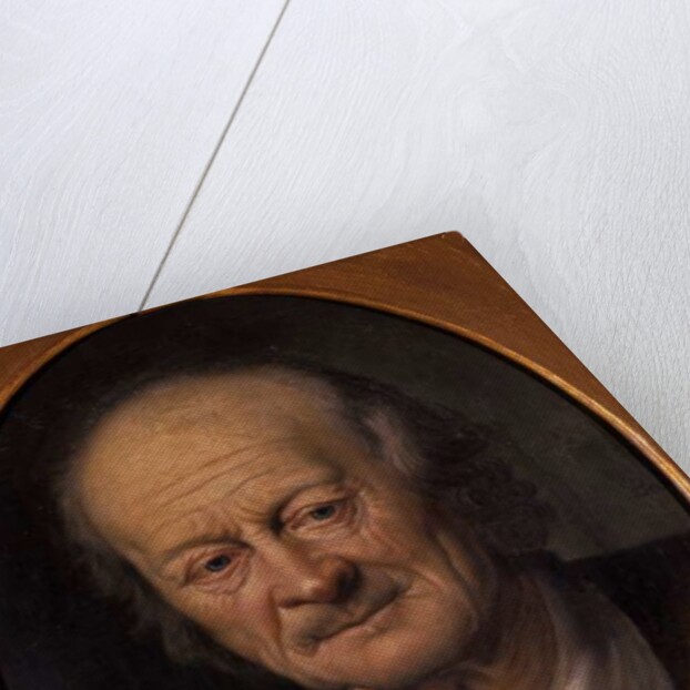 Portrait of an old man by Jacob-Samuel Beck