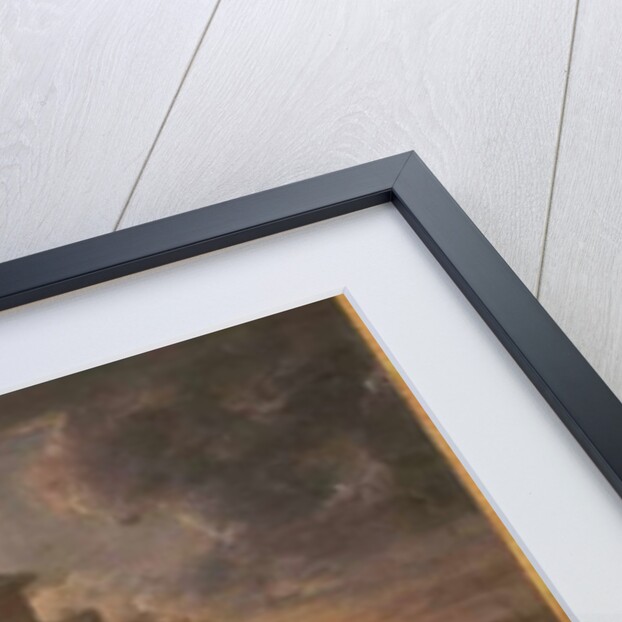 A man with a pushcart full of vegetables by Willem van the Elder Herp