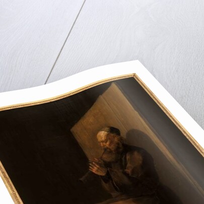 Old flute player by Netherlandish School