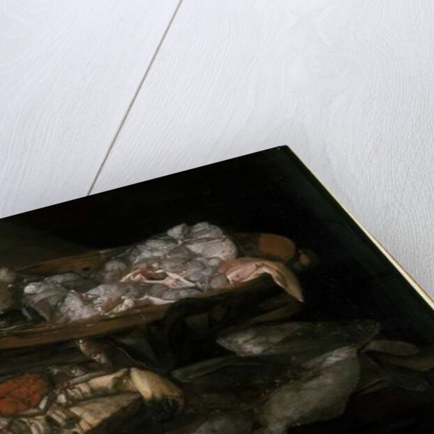 Still life with flatfish and crab by Abraham Hendricksz van Beyeren