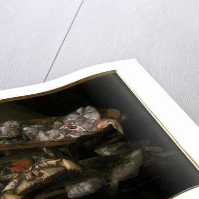 Still life with flatfish and crab by Abraham Hendricksz van Beyeren