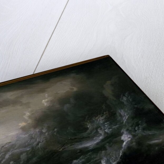 Sea storm and shipwreck by Christian Wilhelm Ernst Dietrich