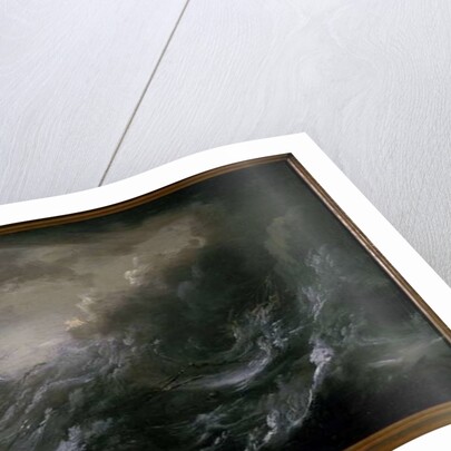 Sea storm and shipwreck by Christian Wilhelm Ernst Dietrich