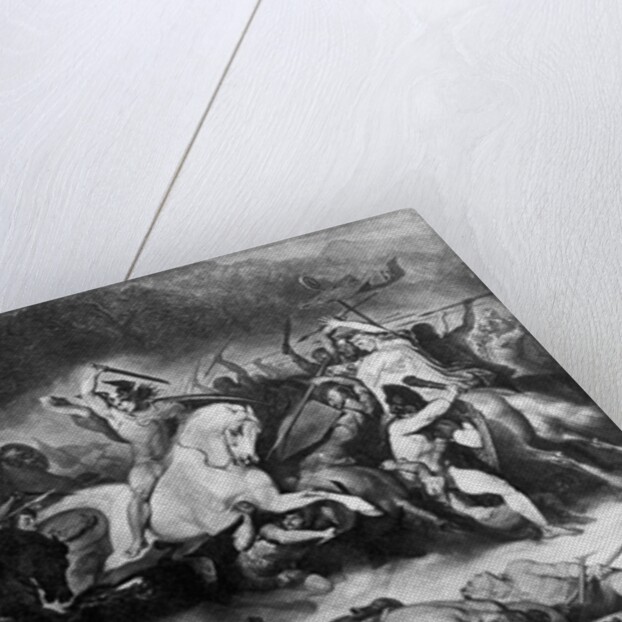 Battle in the Teutoburg Forest, 1862-64 by Friedrich Gunkel