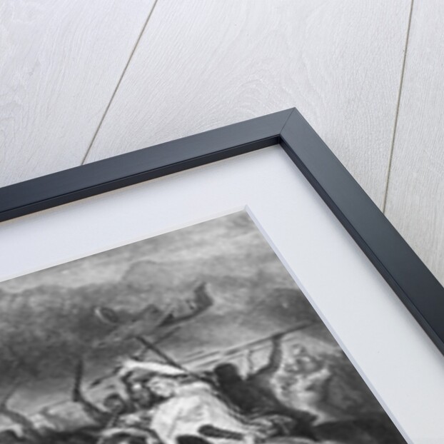 Battle in the Teutoburg Forest, 1862-64 by Friedrich Gunkel