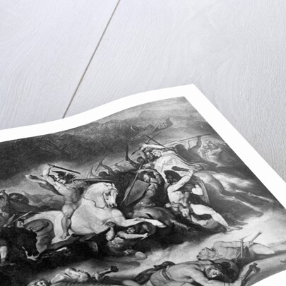 Battle in the Teutoburg Forest, 1862-64 by Friedrich Gunkel