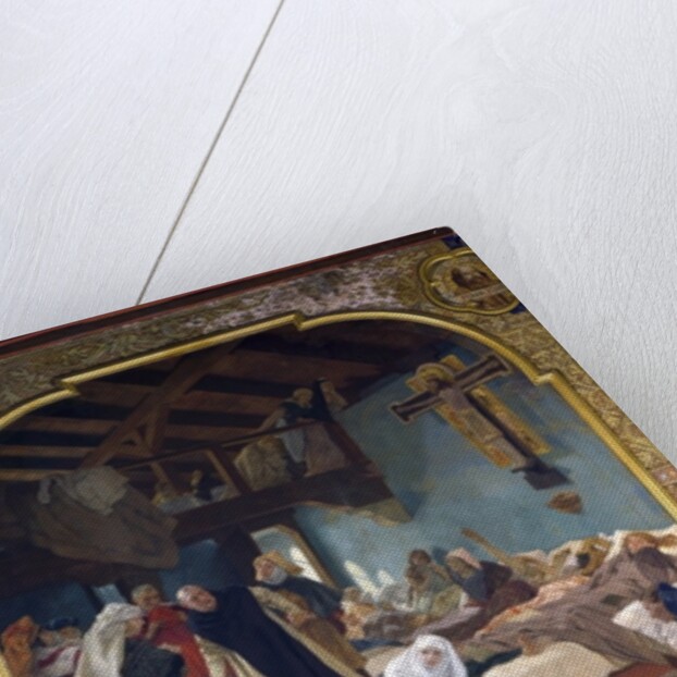 St. Elisabeth and her confessor Conrad of Marburg in 1230, 1903 by Peter Johann Theodor Janssen