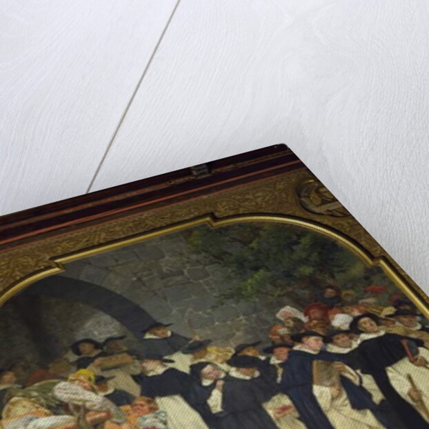 The Dominicans leaving their monastery to the university in 1527, 1903 by Peter Johann Theodor Janssen