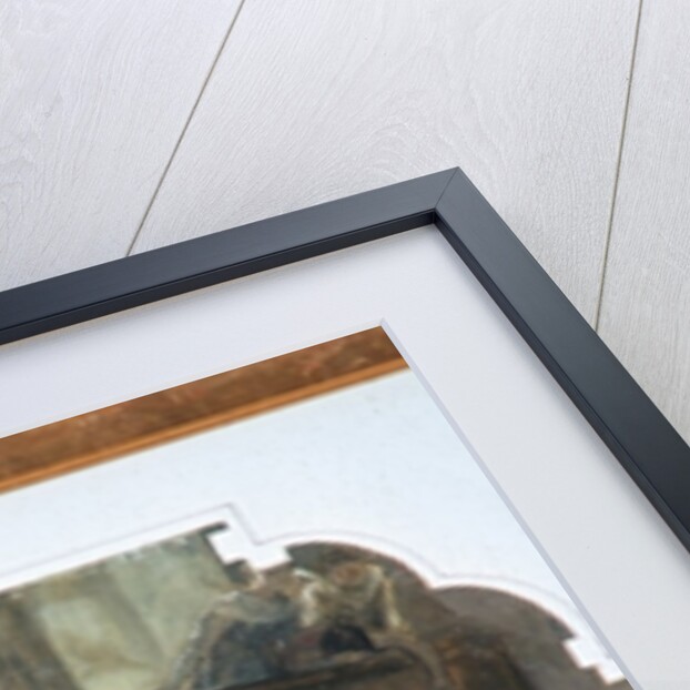 Study for St. Elisabeth and her confessor Conrad of Marburg in 1230 by Peter Johann Theodor Janssen