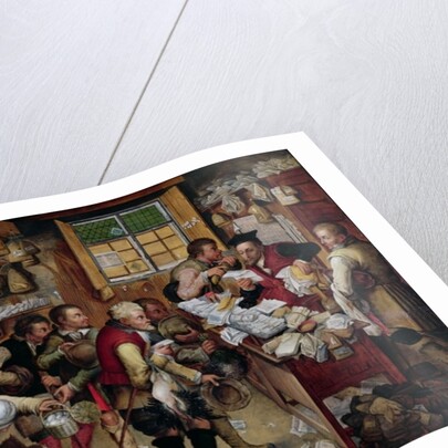 Rent day by Pieter the Younger Brueghel