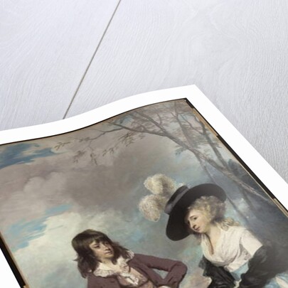 Maria Marow Gideon and her brother, William, 1786-87 by Joshua Reynolds