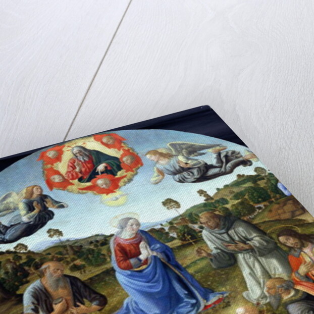 The Adoration of the Child Jesus, 1480s by Cosimo Rosselli