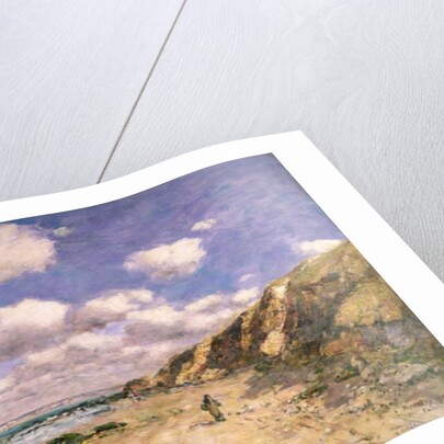 A Beach near Trouville, 1895 by Eugene Louis Boudin