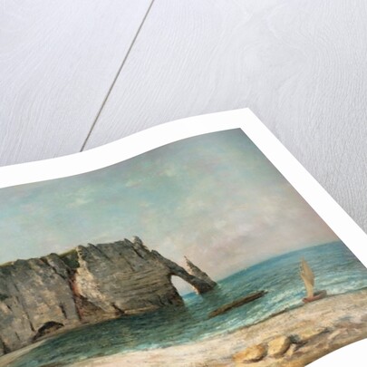 The Sea-Arch at Etretat, 1869 by Gustave Courbet