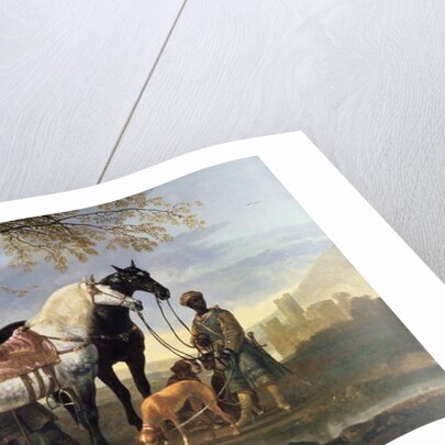 Huntsmen Halted, c.1650 by Aelbert Cuyp