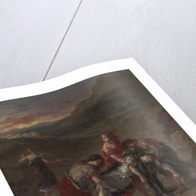 St. Stephen Borne Away by his Disciples, 1862 by Ferdinand Victor Eugene Delacroix