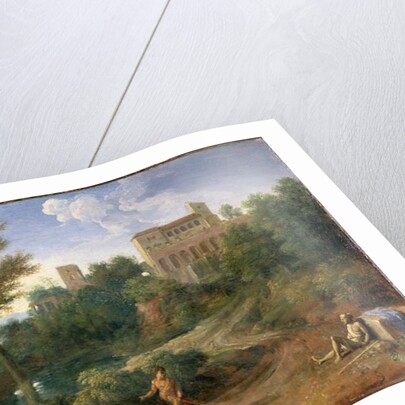 Classical Landscape with Figures, c.1672-5 by Gaspard Poussin Dughet