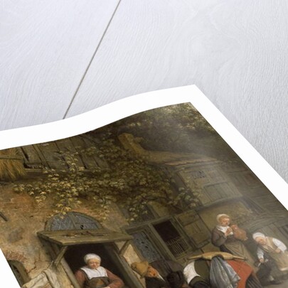 The Milk Seller, 1679 by Cornelis Dusart