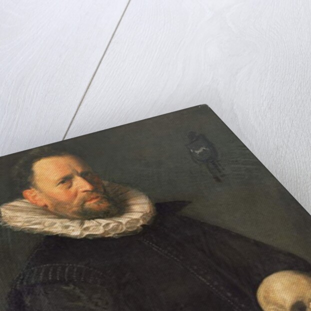 Portrait of a Man Holding a Skull, c.1611-12 by Frans Hals