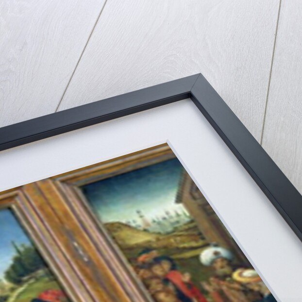 The Deposition, flanked by Adam and Eve Mourning Abel and Joseph's Coat Shown to Jacob by Netherlandish School