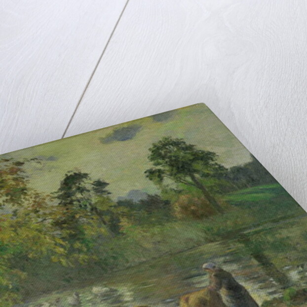 The Pond at Montfoucault, 1875 by Camille Pissarro