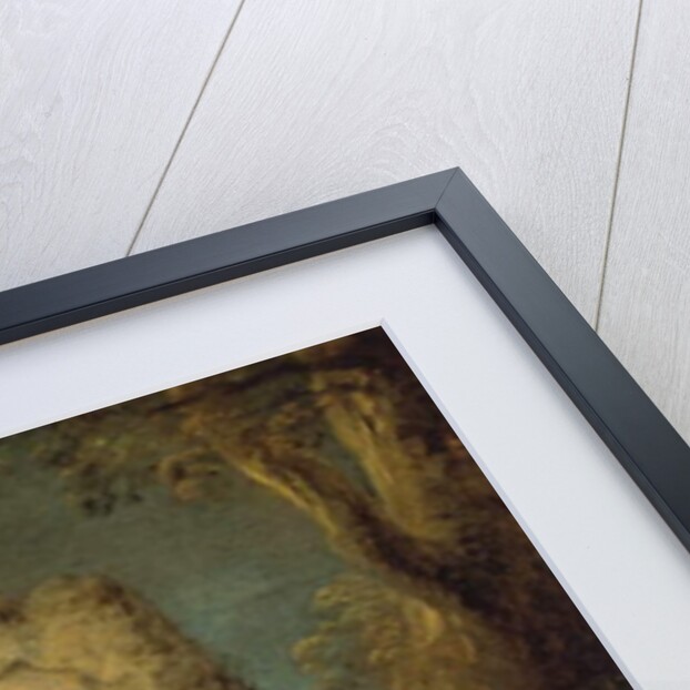 Man Playing a Hurdy-Gurdy by Jean Antoine Watteau