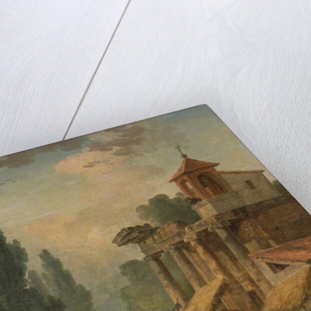 A Caprice with a Hermitage, 1796 by Hubert Robert