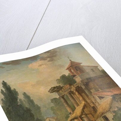 A Caprice with a Hermitage, 1796 by Hubert Robert