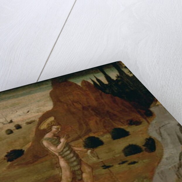 St. John the Baptist Leaving for the Desert by Neri di Bicci