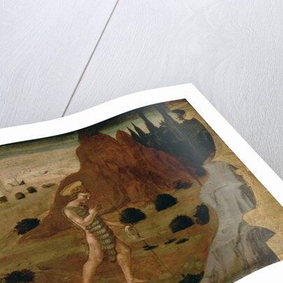 St. John the Baptist Leaving for the Desert by Neri di Bicci