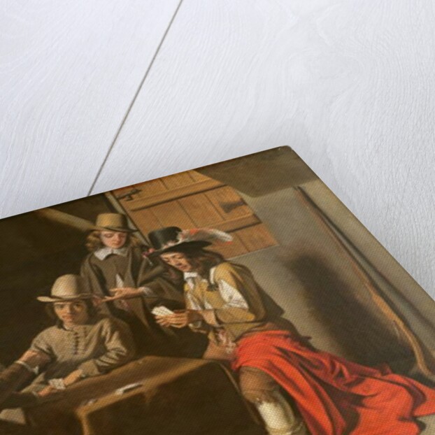 The Gamesters, c.1650's by Mathieu Le Nain