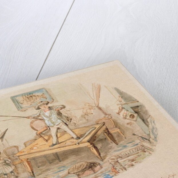 Mr Briggs contemplating a Day's Fishing by John Leech