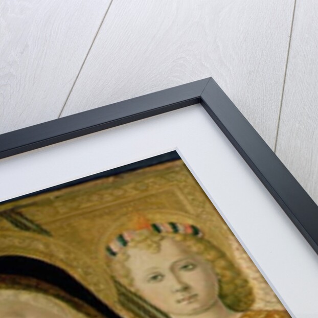 Madonna and Child with St. John the Baptist and St. Michael the Archangel, c.1485-95 by Matteo di Giovanni di Bartolo