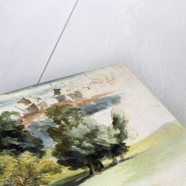 An English Landscape, c.1635-41 by Anthony van Dyck