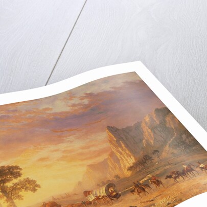 The Oregon Trail, 1869 by Albert Bierstadt