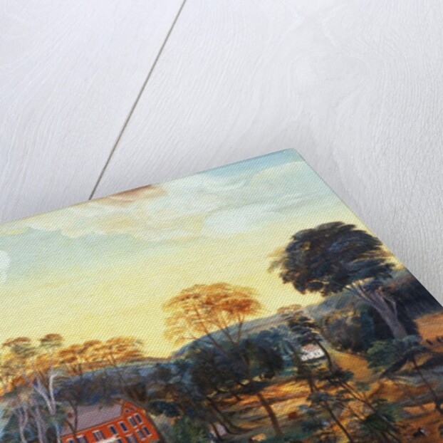 Isaac Powers Farm and Mine, c.1800 by American School