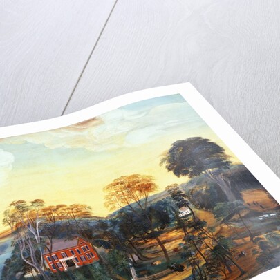 Isaac Powers Farm and Mine, c.1800 by American School