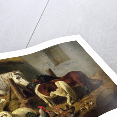 Barnyard, 1860 by Arthur Fitzwilliam Tait