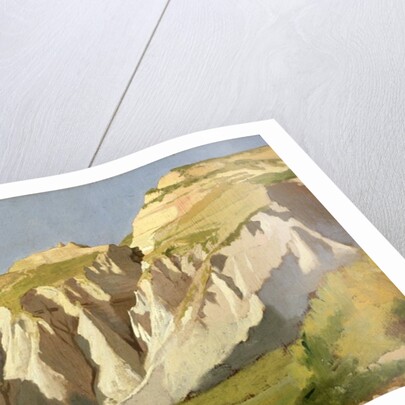 Cliffs of Volterra by Elihu Vedder